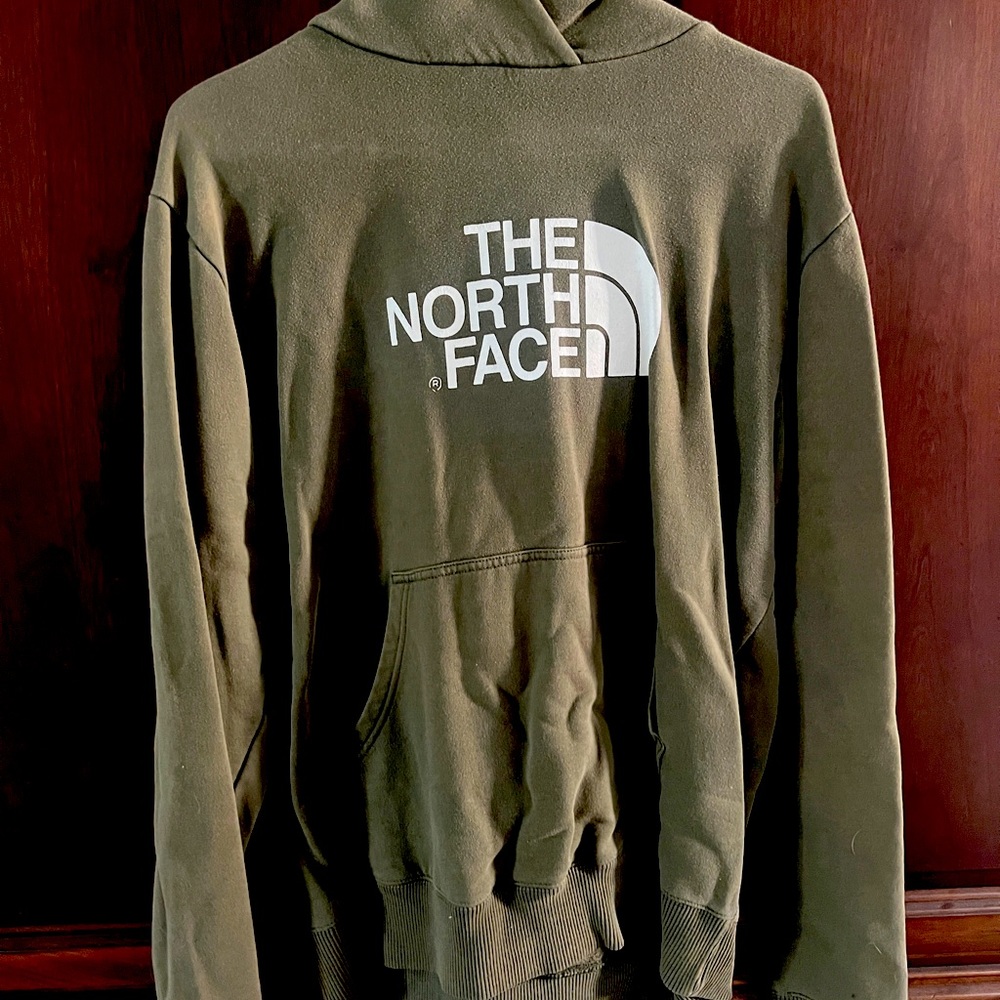Green Northface Hoodie